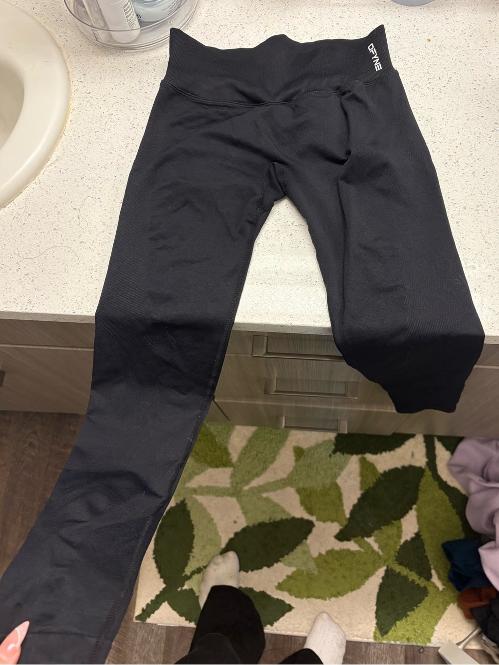 Black dfyne impact leggings